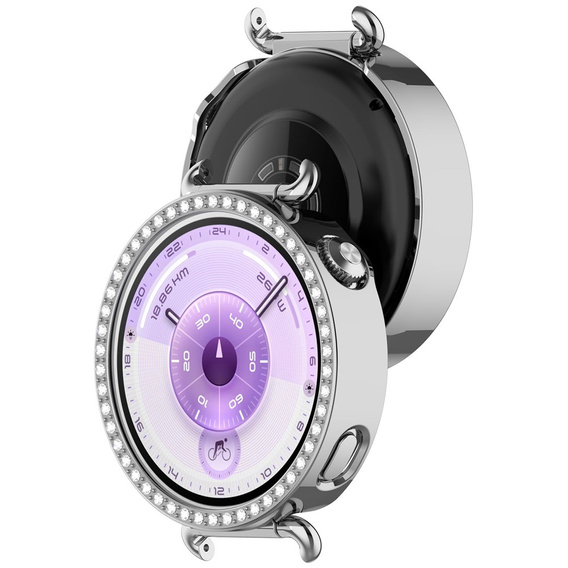 Etui ochronne do Huawei Watch GT 6 41mm, srebrne