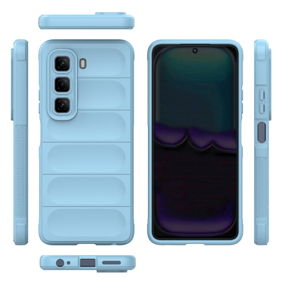 Etui do Infinix Hot 50 4G, Gaming Shockproof, niebieskie