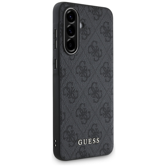 Etui GUESS do Samsung Galaxy A56, 4G Metal Gold Logo, czarne