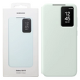 Oryginalne etui Samsung do Galaxy S24 FE, Smart View Wallet Case, miętowe