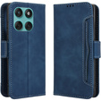 Etui z klapką do Motorola Edge 60 / 60 Fusion, Card Slot, granatowe