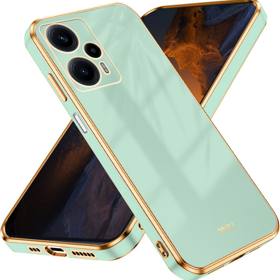 Etui do Xiaomi Poco F5, Glamour CamShield, zielone