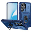 Etui do Samsung Galaxy S25 Ultra, KickStand Camera Lens, niebieskie