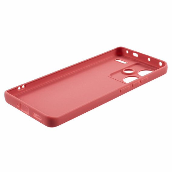 Etui do Xiaomi Redmi Note 13 Pro+, Silicone Lite, czerwone