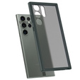 OUTLET Etui Spigen do Samsung Galaxy S23 Ultra, Ultra Hybrid, zielone / matowe przezroczyste