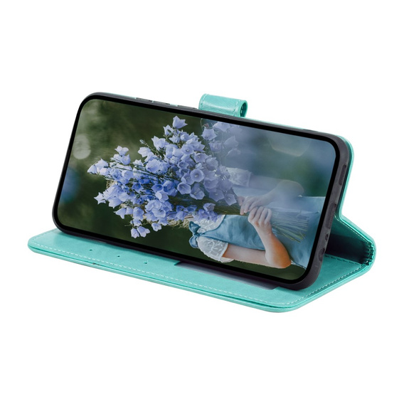Etui z klapką do Xiaomi Redmi Note 13 Pro+, Mandala, zielone