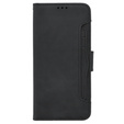 Etui z klapką do Oppo A38 4G / Oppo A18 4G, Card Slot, czarne