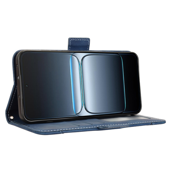 Etui z klapką do OnePlus Nord 5, Card Slot, granatowe