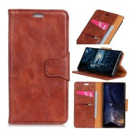 Etui z klapką do Huawei P30 Pro, Wallet Leather Case, brązowe