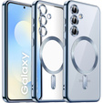 Etui do Samsung Galaxy S25 FE, Electro MagSafe, niebieskie