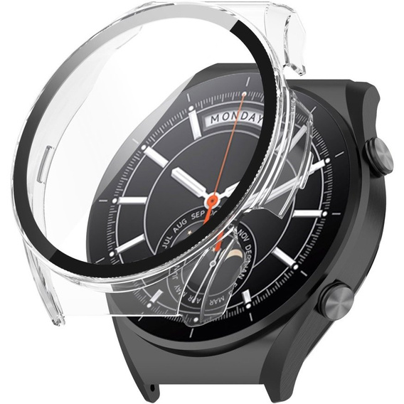 Etui + Szkło 2w1 do Xiaomi Watch S1, Transparent