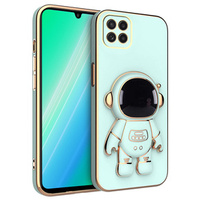 Etui do Samsung Galaxy A22 5G, Astronaut, miętowe