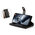 Etui z klapką do Xiaomi 14T Pro, Wallet Zipper Pocket, czarne