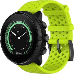 Pasek Silikonowy do Suunto 9 24mm - Zielony