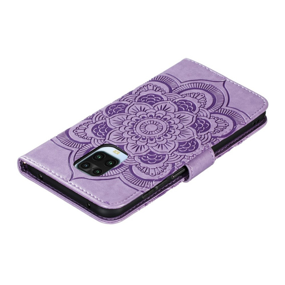 Etui z klapką do Xiaomi Redmi Note 9s/ 9 Pro, Mandala, fioletowe