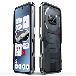 Etui LUPHIE do Nothing Phone 2a / 2a Plus, Armor Bumper, czarne