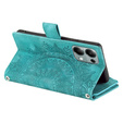 Etui z klapką do Xiaomi Redmi Note 13 Pro 4G / Xiaomi Redmi Note 14S / Xiaomi Poco M6 Pro 4G, Mandala, zielone