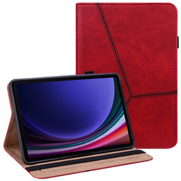 Etui do Samsung Galaxy Tab S9 / S9 FE / S10 FE, Classic, z miejscem na rysik, czerwone