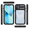 Etui Wodoodporne IP68 do iPhone 14 Plus, MagSafe, czarne