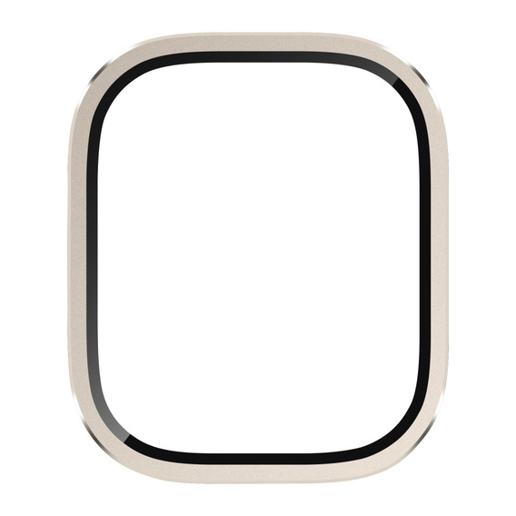 Szkło Hartowane z Ramką do Apple Watch Ultra 1/2/3 49mm, Tytanowe