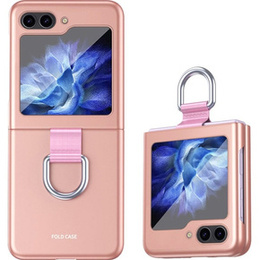 Etui Ring Holder do Samsung Galaxy Z Flip5 5G, różowe