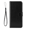 Etui z klapką do Nubia Focus Pro 5G, Crazy Horse Wallet, czarne
