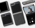 Etui Spigen do Samsung Galaxy Z Flip7 FE / Z Flip6, Airskin Glitter, Przezroczyste / Brokatowe