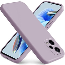 Etui do Xiaomi Redmi Note 12 Pro+ 5G, Silicone Lite, fioletowe