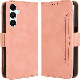 Etui z klapką do Samsung Galaxy A16 / A16 5G, Card Slot, różowe