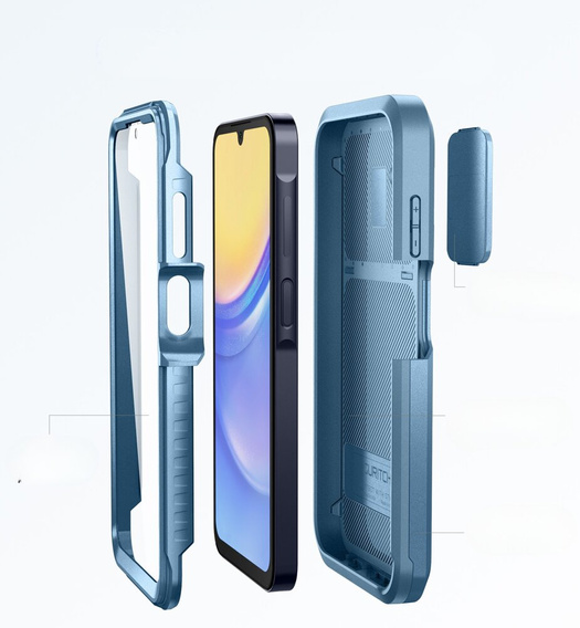 Etui do Samsung Galaxy A15 5G, Suritch Basic, niebieskie