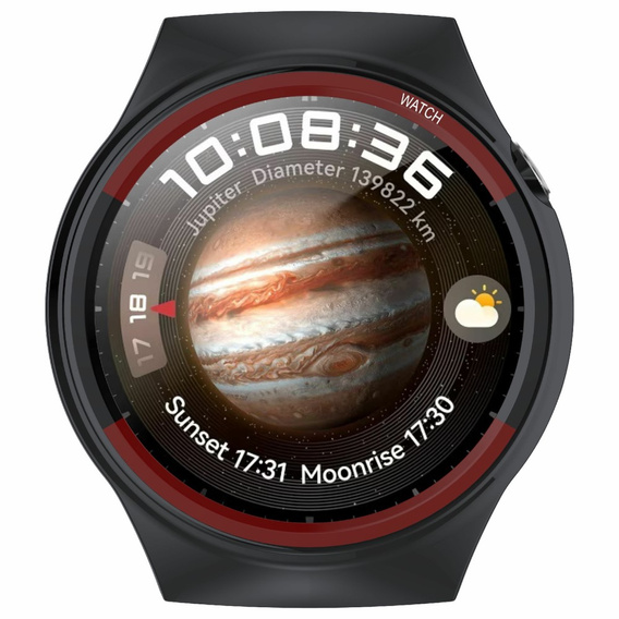 Etui ochronne z tworzywa PC do Huawei Watch GT 5 46mm – czarne