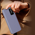 Etui z klapką do Samsung Galaxy S23+ Plus, Smart View Wallet, fioletowe
