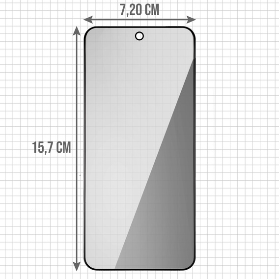 2x Szkło Prywatyzujące do Nothing Phone 3 5G, ERBORD Anti-Spy Hartowane