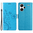 Etui z klapką do Xiaomi Redmi Note 13 Pro+, Butterfly, niebieskie