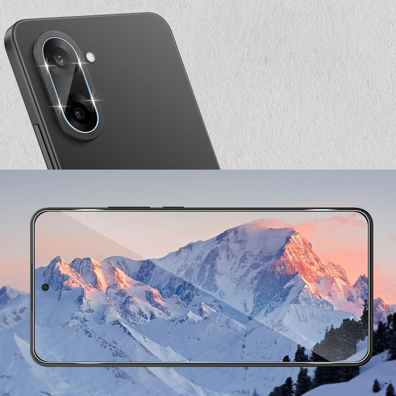 2x Szkło hartowane na aparat ERBORD do OnePlus Nord CE5, Przezroczyste