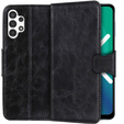 Skórzane Etui Wallet do Samsung Galaxy A13 4G, Black