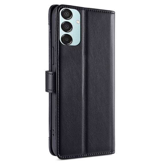 Etui z klapką do Samsung Galaxy M15 5G, Wallet Zipper Pocket, czarne