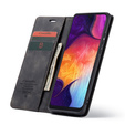 Etui CASEME do Samsung Galaxy A50/A50S/A30S, Leather Wallet Case, czarne