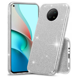 Etui Glitter Case do Xiaomi Redmi Note 9T 5G, Silver
