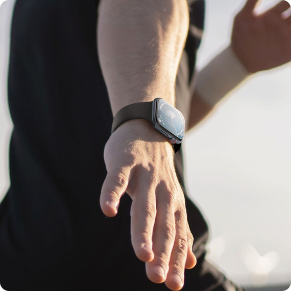 2x Szkło Hybrydowe Spigen Elite Shield "EZ FIT" do Apple Watch 10/11 46MM