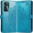 Etui z klapką do Oppo Reno 11F 5G, Mandala, niebieskie