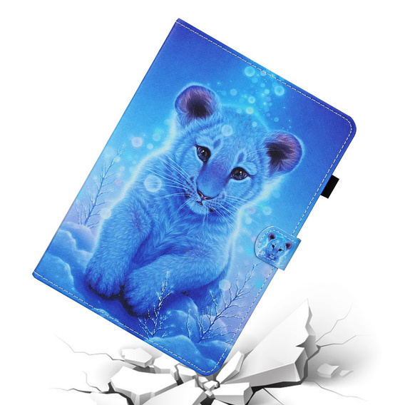 Etui do Samsung Galaxy Tab A9+ X210 / X215 / X216B, tiger