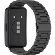 Bransoleta Stalowa do Huawei Band 8 / Huawei Band 9 / Huawei Band 10, Czarna
