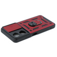 Etui pancerne do Oppo A38 4G / Oppo A18 4G, CamShield Slide, czerwone
