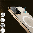 Etui Magnetic Dual Glass MagSafe do iPhone 14 Pro, złote