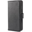 Etui z klapką do Samsung Galaxy S9, Leather Flexi Book, czarne