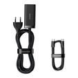 Baseus ładowarka sieciowa GaN3 Pro 100 W, 2× USB-C + 2× USB - czarna
