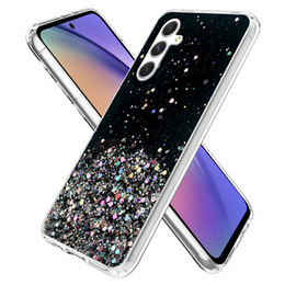 Etui do Samsung Galaxy A54 5G, Glittery, czarne