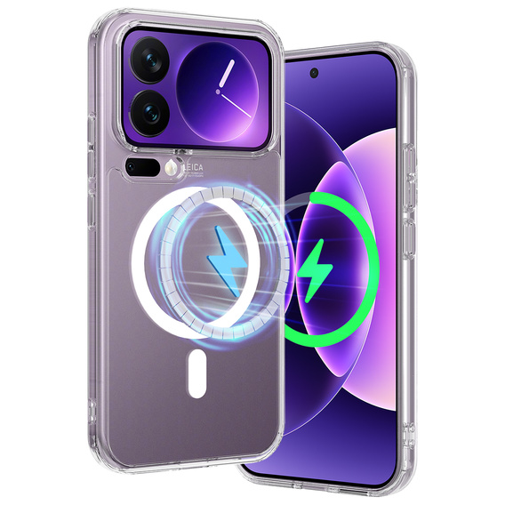 Etui do Xiaomi 17 Pro, Fusion Hybrid, do MagSafe, przezroczyste