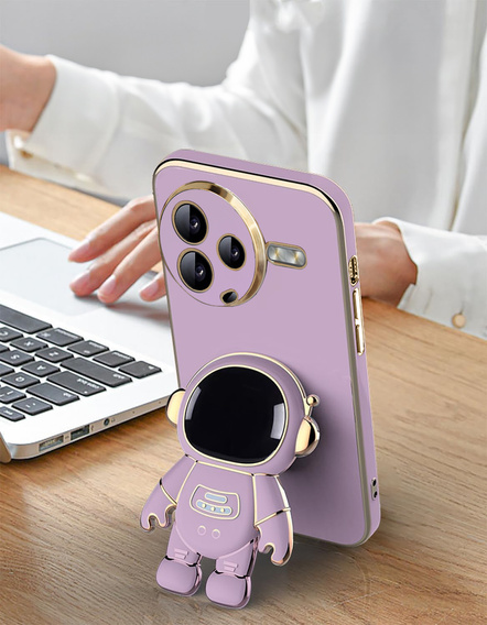 Etui do Xiaomi Poco F7 Pro, Astronaut, fioletowe